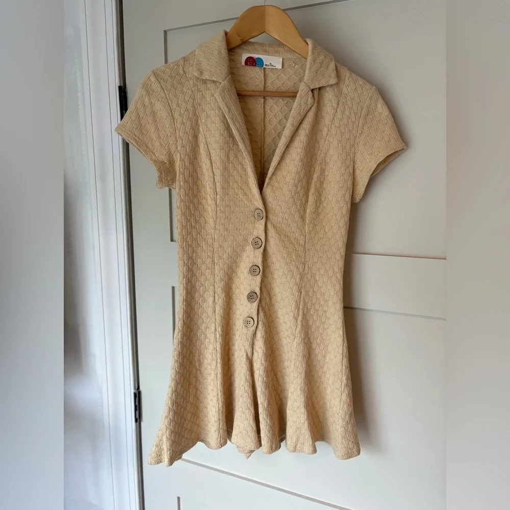 Free People Ramona One-Piece NWOT Size XS Tan